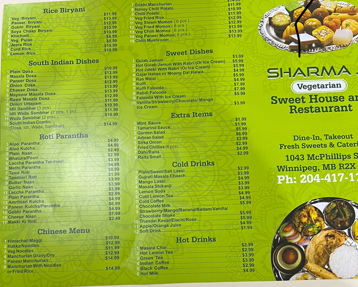 Sharma Ji Sweet House and Restaurant-image-menu-2
